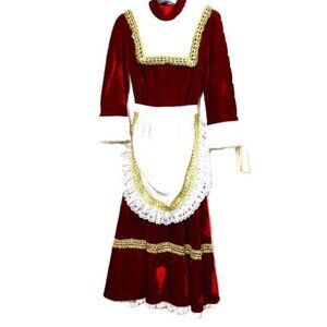Mrs Claus Rubies Red Velvet Dress Discontinued #997  NWT NOS VTG